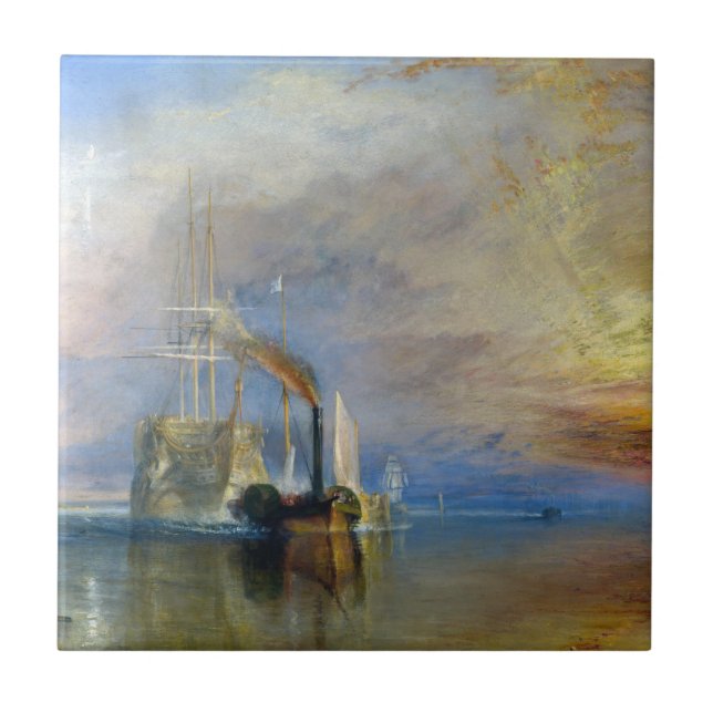 Azulejo William Turner - El Temeraire luchador (Frente)