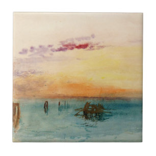 Azulejo William Turner - La laguna cerca de Venecia al ata