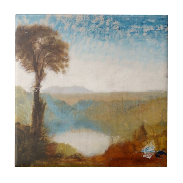 Azulejo William Turner - Lago Nemi (Frente)