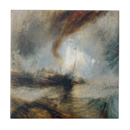 Azulejo William Turner - Tormenta de nieve