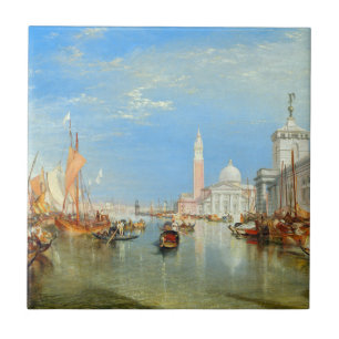 Azulejo William Turner - Venecia, La Dogana y San Giorgio