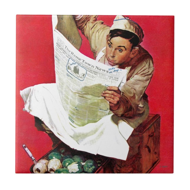 Azulejo Willie Gillis en K.P (Frente)