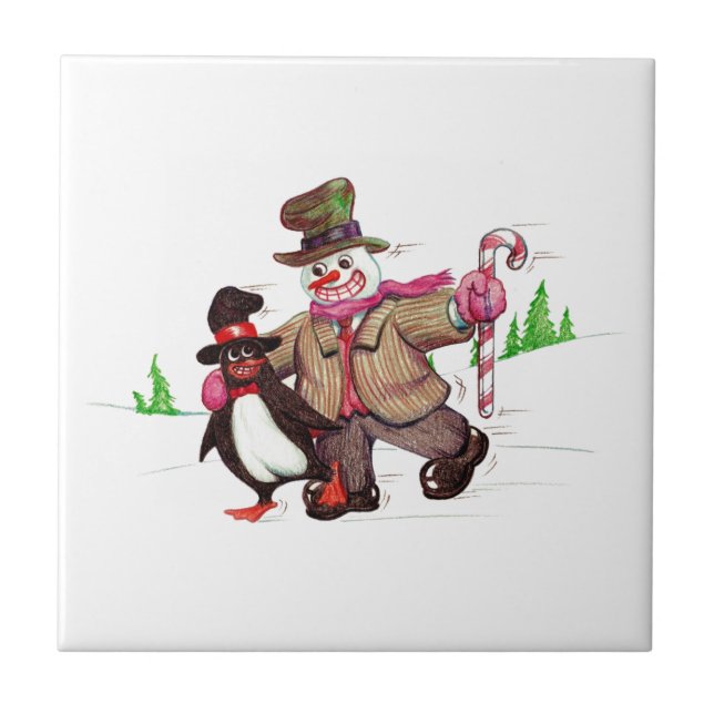 Azulejo Winter Pals (Frente)