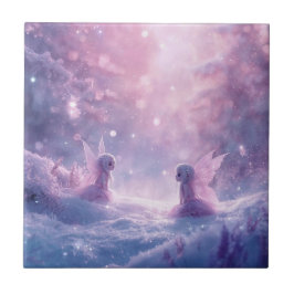 Azulejo Winter Whispers and Fairy Light