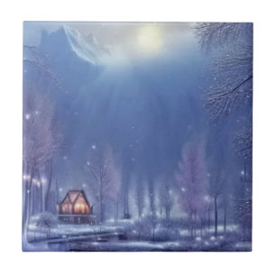 Azulejo Winter Wonderland Design