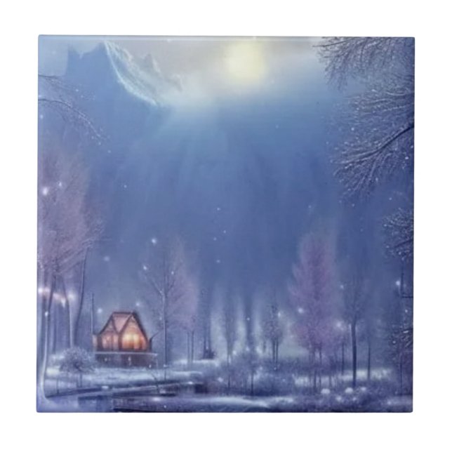 Azulejo Winter Wonderland Design (Frente)