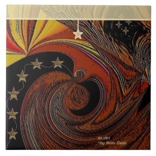 Azulejo "Wizardry", mosaico de fotos de cerámica