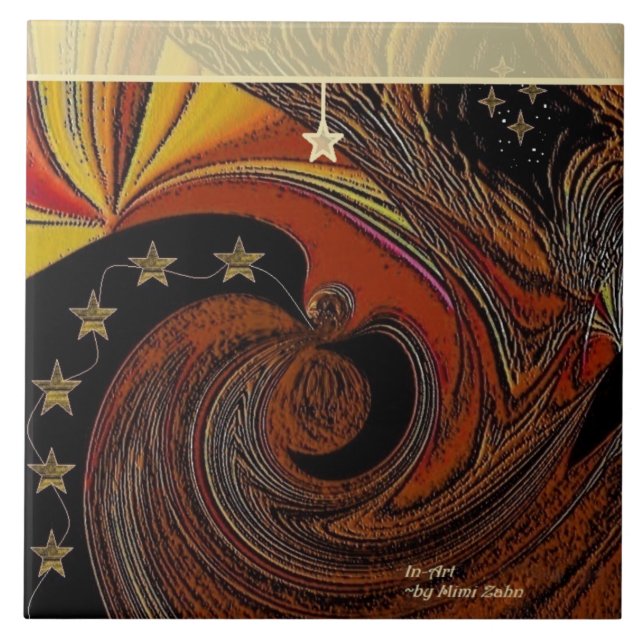 Azulejo "Wizardry", mosaico de fotos de cerámica (Frente)