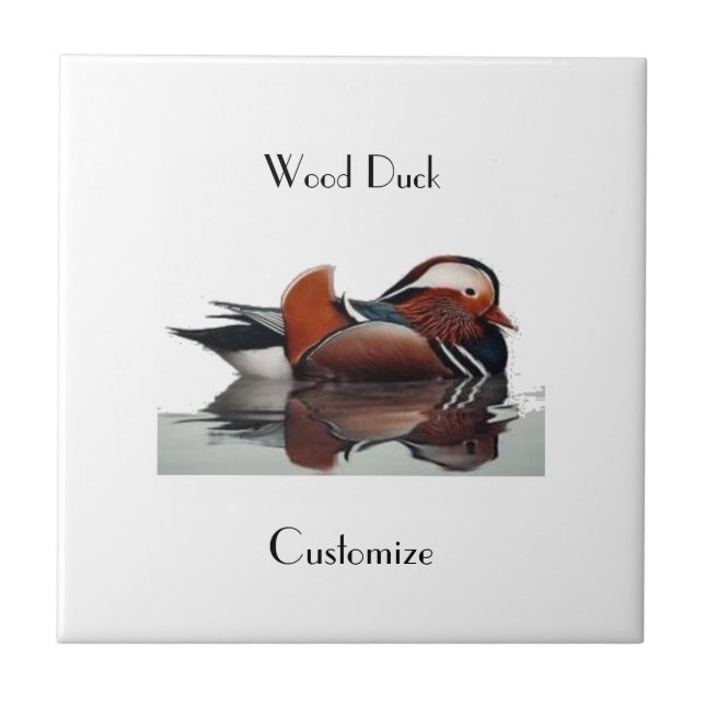 Azulejo Wood Duck Thunder_Cove (Frente)