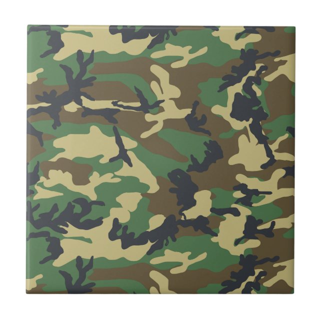 Azulejo Woodland Camo (Frente)