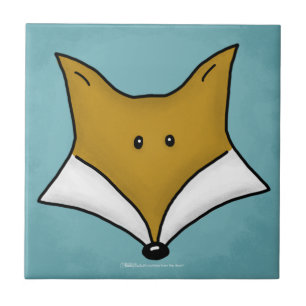Azulejo Woodland Critters-Best Forest Friends-Fox