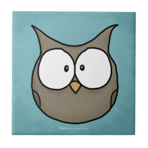 Azulejo Woodland Critters-Best Forest Friends-Owl