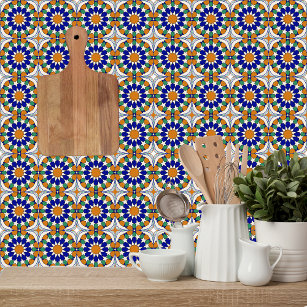 Azulejo Woodland Harmony Patrón de mosaico marroquí