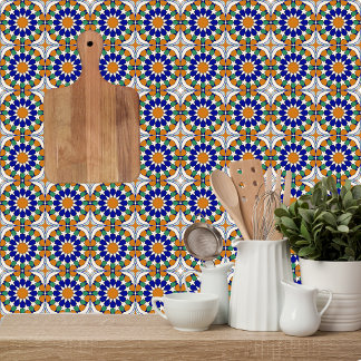 Azulejo Woodland Harmony Patrón de mosaico marroquí