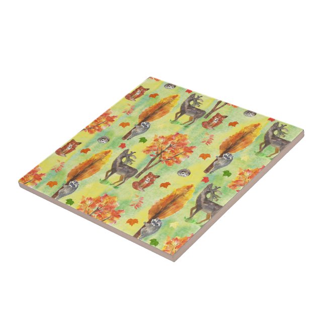 Azulejo Woodland Watercolor (Lado)