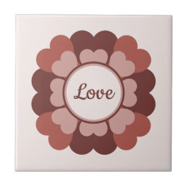 Azulejo Wreath del corazón