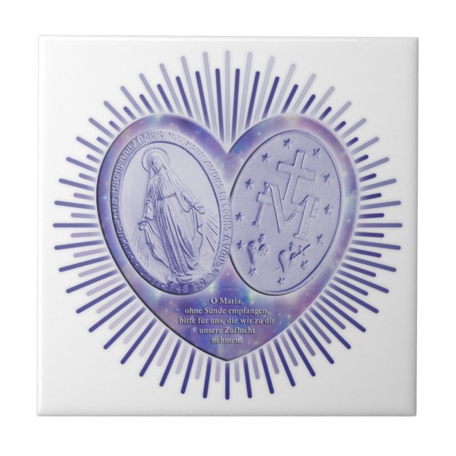 Azulejo Wunderbare Medaille (Frente)