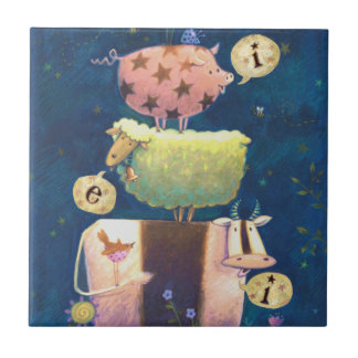 Azulejo Y en esta granja