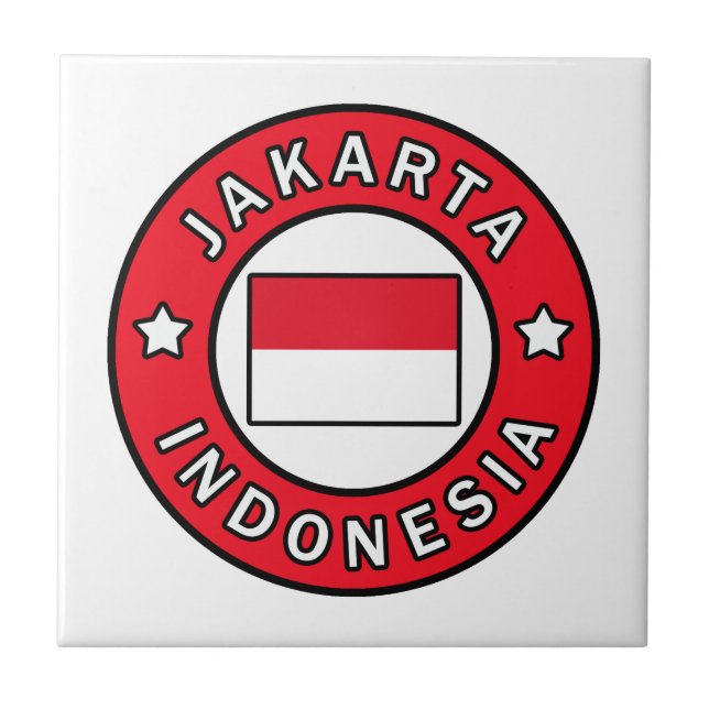 Azulejo Yakarta Indonesia (Frente)