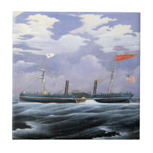 Azulejo Yate de vapor North Star 1852