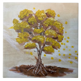 Azulejo Yellow tree