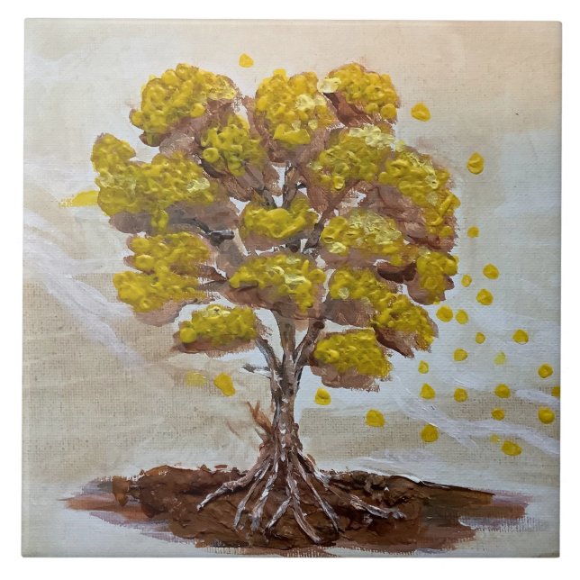 Azulejo Yellow tree (Frente)