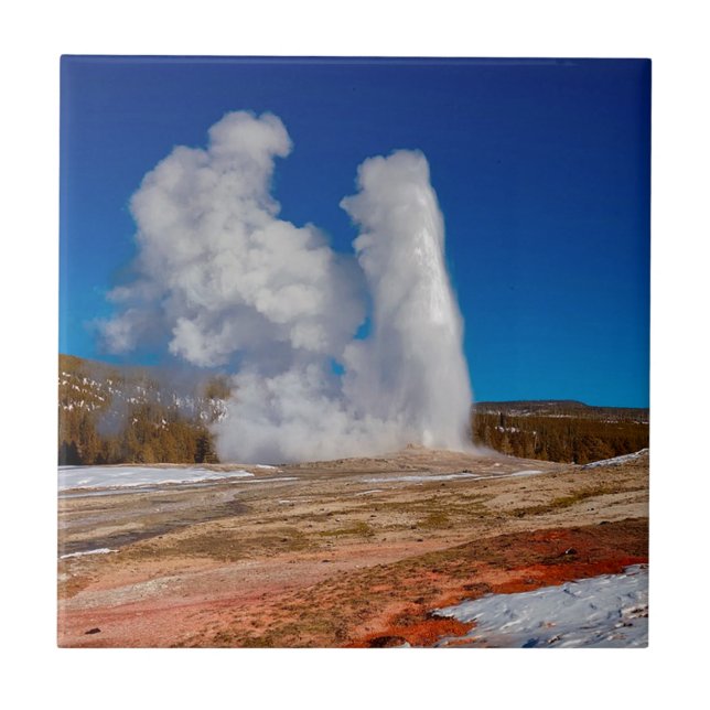 Azulejo Yellowstone Old Faith (Frente)