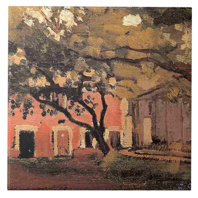 Azulejo Yerres, the Aviary in Ornamental Farm, (Frente)