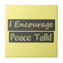 "¡Yo animo a hablar de paz!" Diseño Cuto. ¡Hazte c