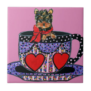 Azulejo Yorkie Poo