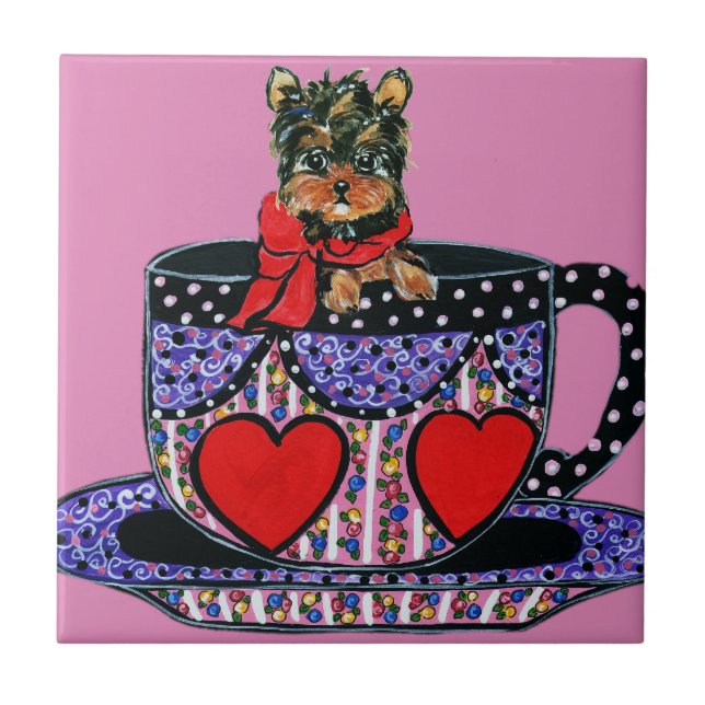 Azulejo Yorkie Poo (Frente)