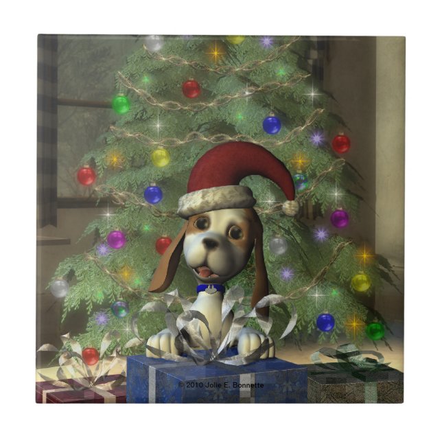 Azulejo Yule Puppy Tile (Frente)