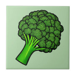 Azulejo Yummy Broccoli