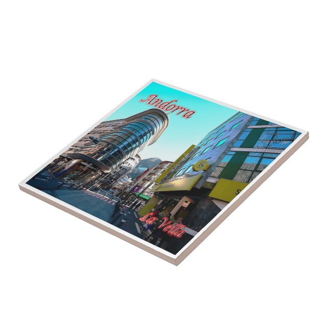 Azulejo zAD011, centro LA VELLA, Andorra, (Lado)