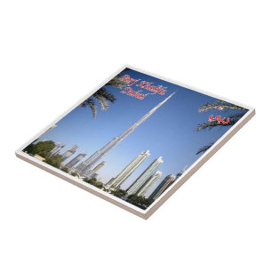 Azulejo zAE076 DUBAI BURI KHALIFA, Oriente Medio,