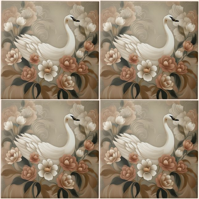 Azulejo Zamarra Cerámica  (Zamarra Ceramic Tile
(Four by Four)
)