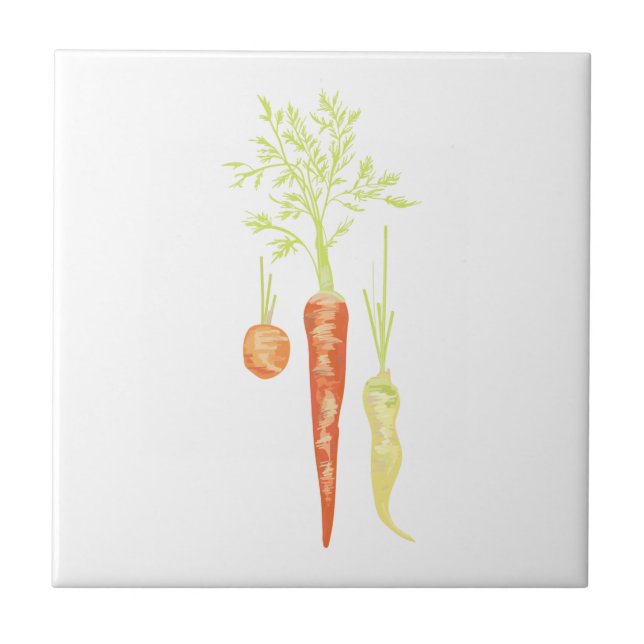 Azulejo Zanahorias Vegetales (Frente)