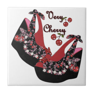 Azulejo Zapatos RAB Rockabilly Muy Cereza