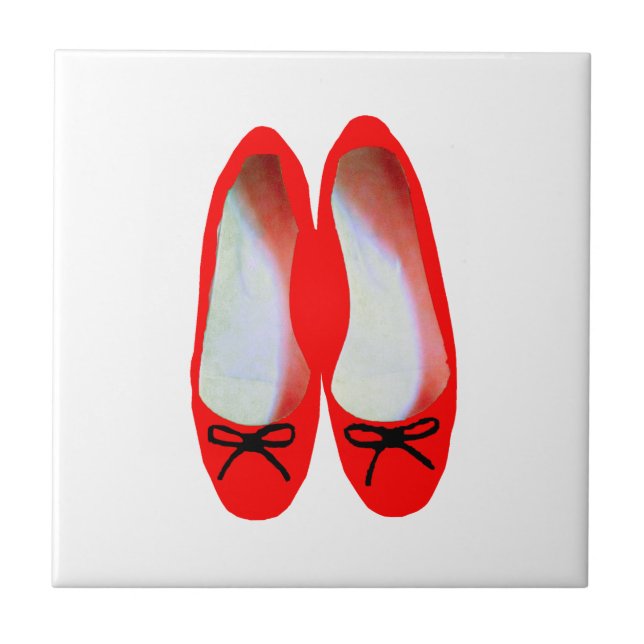 Azulejo Zapatos rojos (Frente)