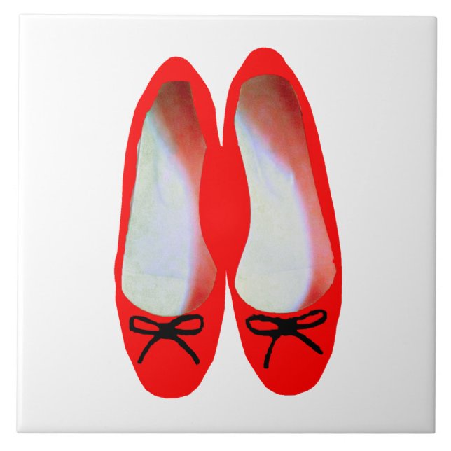 Azulejo Zapatos rojos (Frente)