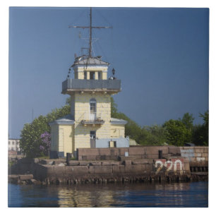 Azulejo Zar Pedro el Grande Fortaleza Naval