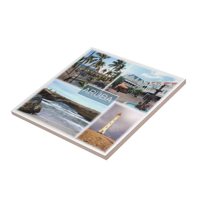 Azulejo zAW003 ARUBA, Mosaic, América, (Lado)