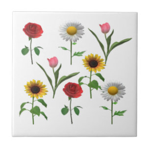 Azulejo Zazzle Tile cerámico 4.25" x 4.25, pequeño