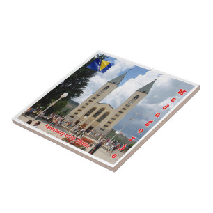 Azulejo zBA006 SANCTUARY MEDJUGORJE Bosnia y Herzegovina