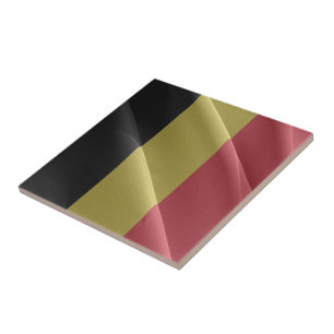 Azulejo zBE002 BELGA ondeando FLAG Bélgica,