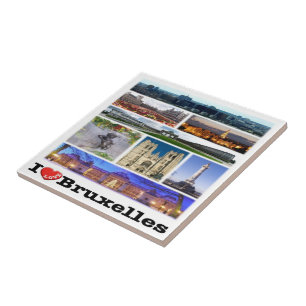 Azulejo zBE013 BRUSELAS BRUXELLES Bélgica,