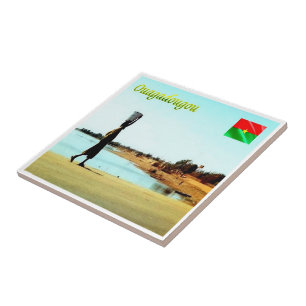 Azulejo zBF008 OUAGADOUGOU, Burkina Faso,