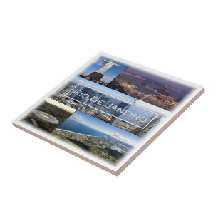 Azulejo zBR004 RÍO DE JANEIRO, Mosaic, Brasil,