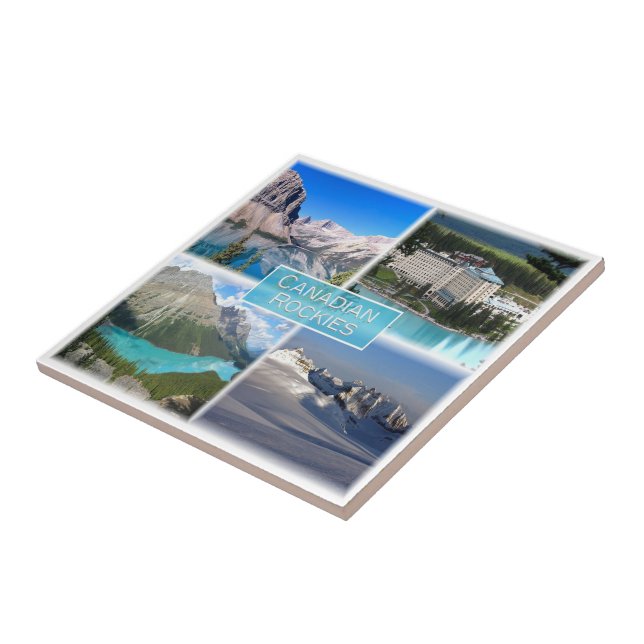 Azulejo zCA011 CROCKIES CANADIENSES, Mosaic, Canadá, (Lado)