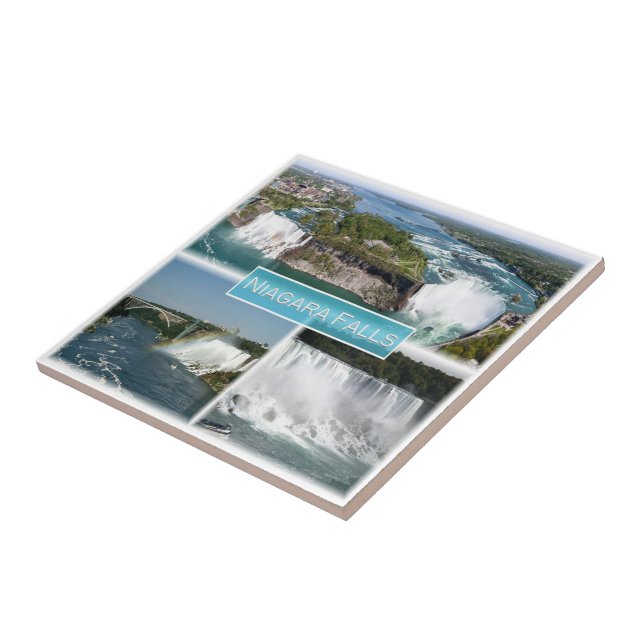 Azulejo zCA012 NIAGARA FALLS from Rainbow bridge, (Lado)